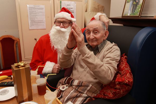 Father Christmas at The RedHouse Nursing Home