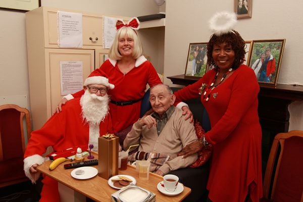 Father Christmas at The RedHouse Nursing Home