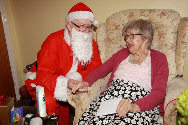 Father Christmas at The RedHouse Nursing Home