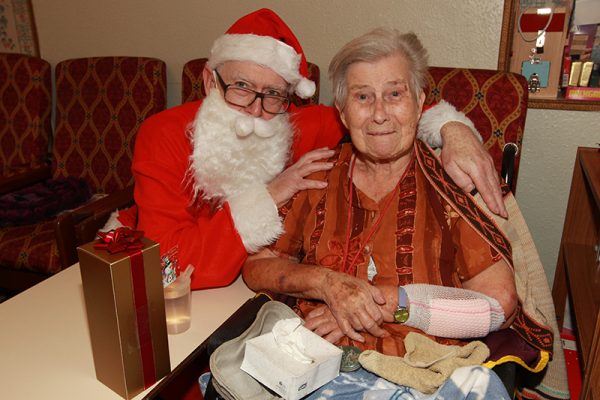 Father Christmas at The RedHouse Nursing Home