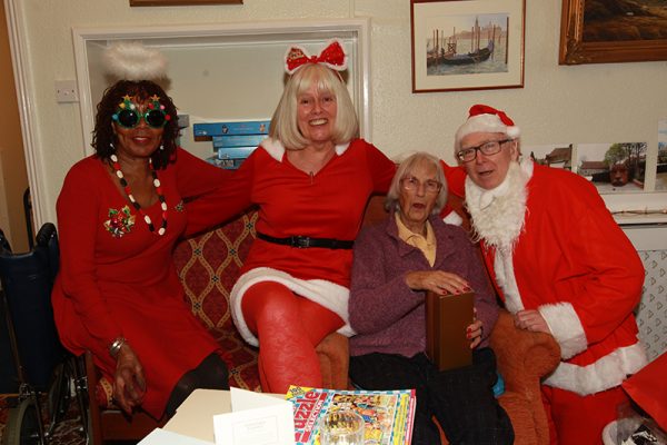 Father Christmas at The RedHouse Nursing Home