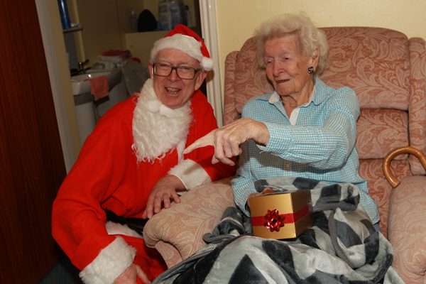 Father Christmas at The RedHouse Nursing Home