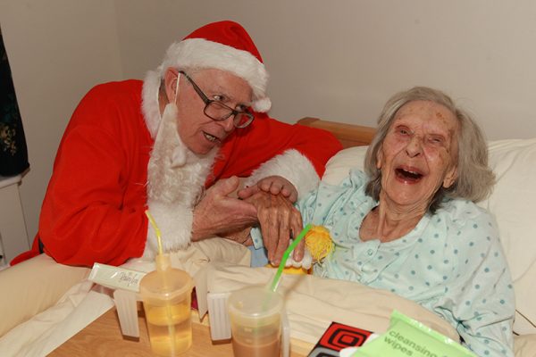 Father Christmas at The RedHouse Nursing Home