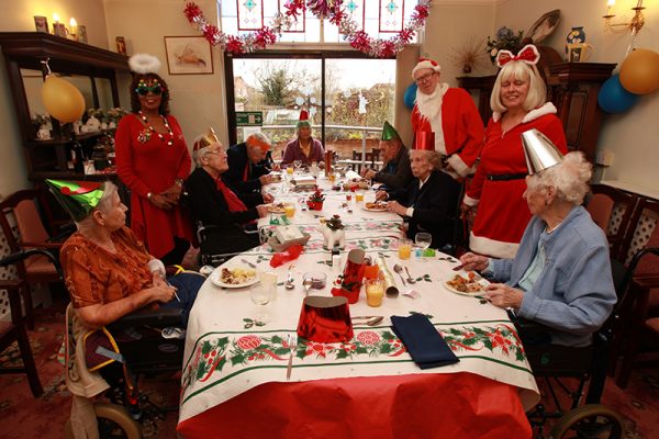 Father Christmas at The RedHouse Nursing Home