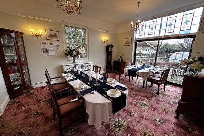 Dining Room at RedHouse Nursing Home Canterbury
